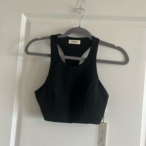 - L’agence Racerback Core Bra Black NWT Estimated Size Small